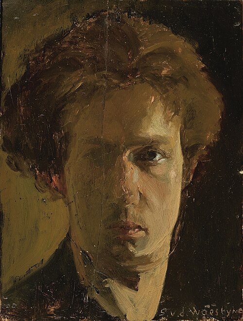 Self-portrait (1900), 1900, Gustave Van de Woestijne