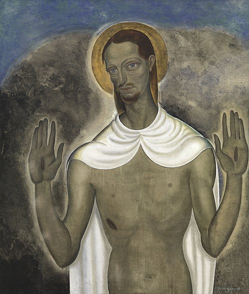 Le Christ montrant ses plaies, 1921, Gustave Van de Woestijne