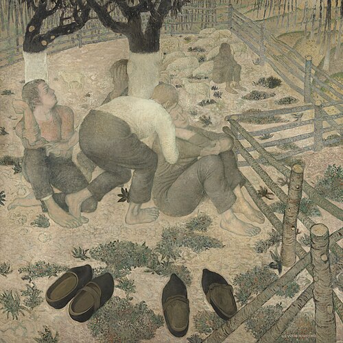 Les dormeurs, 1918, Gustave Van de Woestijne