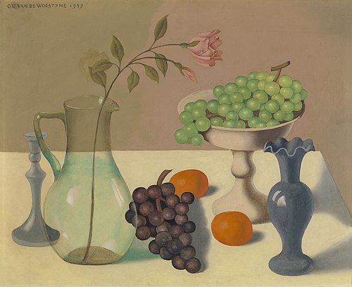 Nature morte aux raisins, 1937, Gustave Van de Woestijne