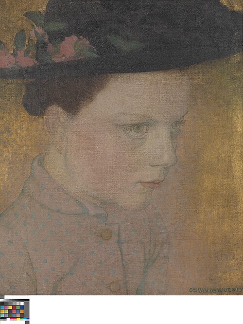 Jeune paysanne, 1913, Gustave Van de Woestijne