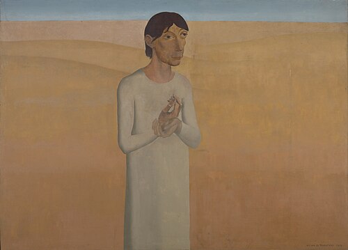 Le Christ dans le désert, 1939, Gustave Van de Woestijne
