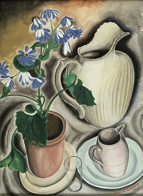 Still life with ragwort, 1922, Gustave Van de Woestijne
