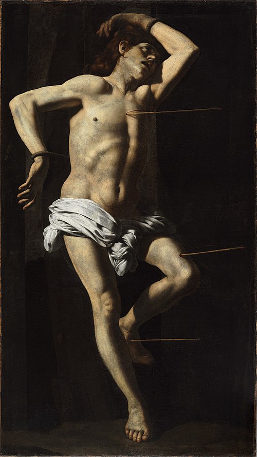 The Martyrdom of Saint Sebastian, 1625, Battistello Caracciolo