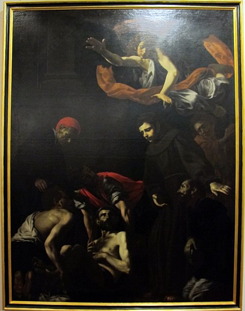 miracolo di s. antonio da padova, 1622, Battistello Caracciolo