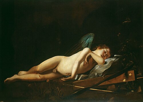 Cupid Sleeping, 1618, Battistello Caracciolo