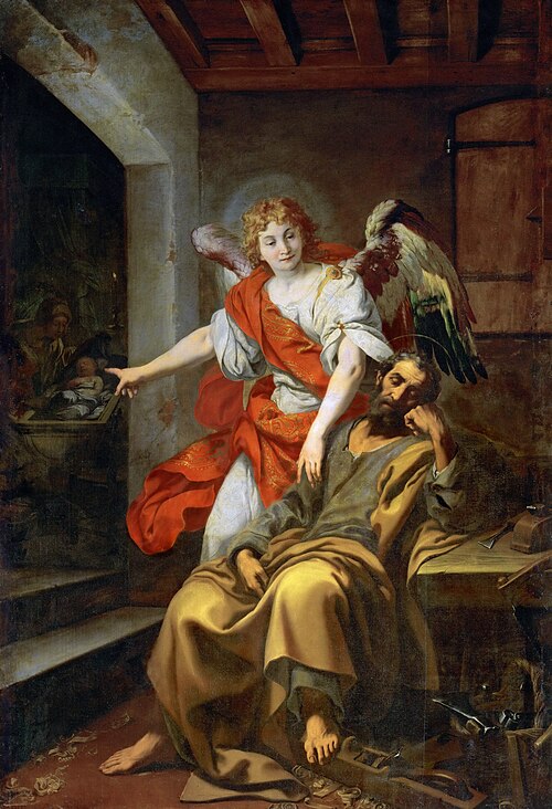 La rêve du Saint Joseph, 1620, Daniele Crespi