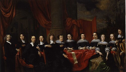 De regenten en regentessen van het H. Sacraments gasthuis te Dordrecht, 1671, Cornelis Bisschop