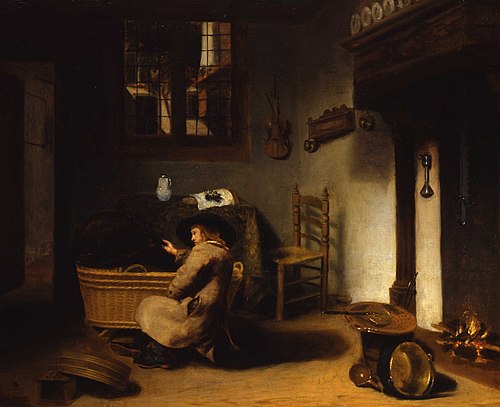 Interieur, 1659, Cornelis Bisschop