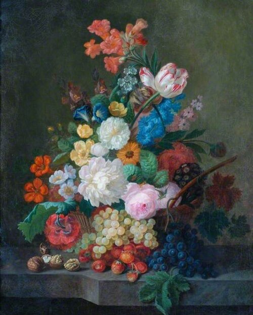 Flowers and Fruit, 1785, Gérard van Spaendonck