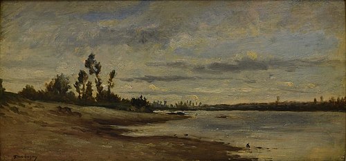 By the River, 1870, Charles-François Daubigny