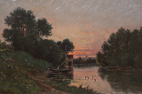 Landscape, 1838, Charles-François Daubigny