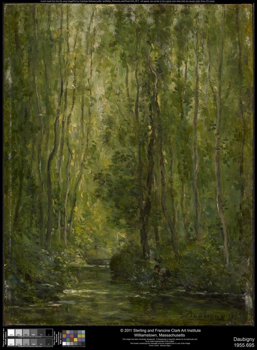 Woodland Scene, 1873, Charles-François Daubigny