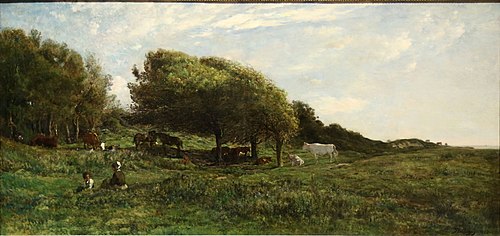 Les Graves de Villerville, 1859, Charles-François Daubigny