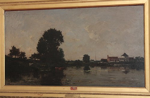 Bords de l'Oise, 1900, Charles-François Daubigny