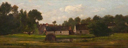 Paysage, 1855, Charles-François Daubigny
