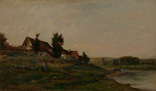 Le Chaumière, 1871, Charles-François Daubigny