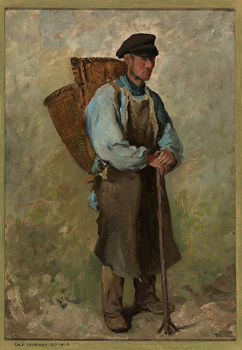 Le vigneron, 1863, Charles-François Daubigny