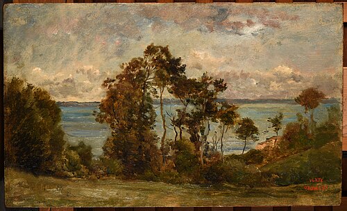 Les Hauts de Villerville, 1850, Charles-François Daubigny