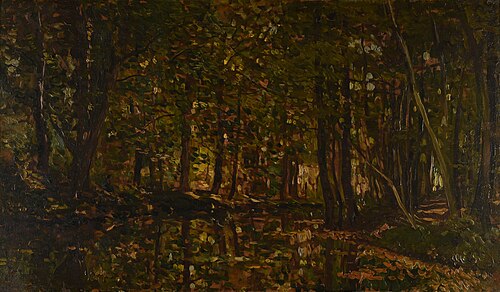 Ruisseau sous bois, 1876, Charles-François Daubigny