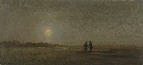 Moonlight Champigny, 1867, Charles-François Daubigny