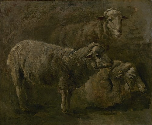 Sheep, 1860, Charles-François Daubigny