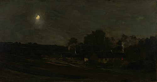 My nurse's cottage. The house of 'Mother Bazot' in Valmondois (Seine-et-Oise), 1874, Charles-François Daubigny