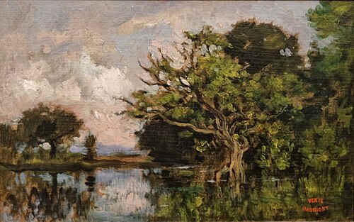 La mare aux hérons, 1857, Charles-François Daubigny