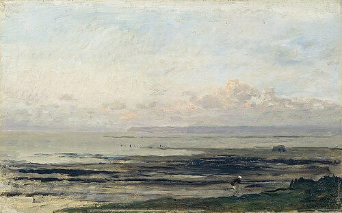 Beach at Ebb Tide, 1850, Charles-François Daubigny