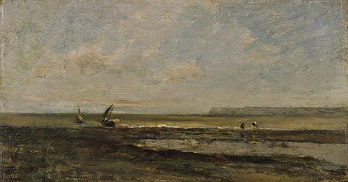 Beach Scene, 1854, Charles-François Daubigny