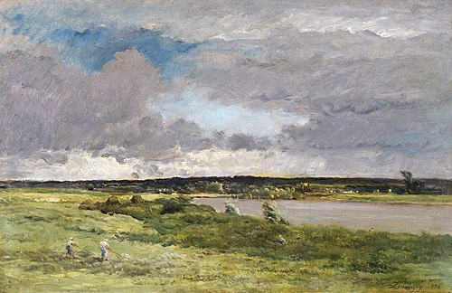 The Coming Storm; Early Spring, 1874, Charles-François Daubigny