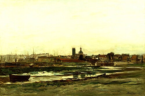 Dieppe, 1877, Charles-François Daubigny