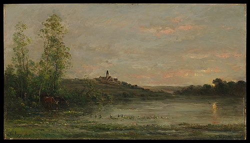 La Seine au matin, 1874, Charles-François Daubigny