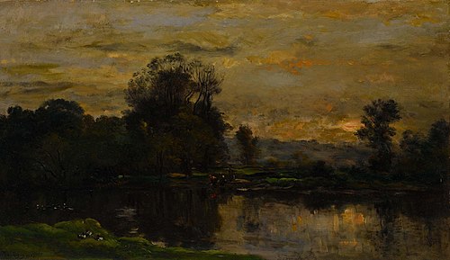 Landscape with Ducks, 1872, Charles-François Daubigny
