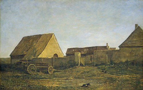 The Farm, 1855, Charles-François Daubigny