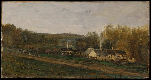 House of Mere Bazot, Valmandois, 1872, Charles-François Daubigny