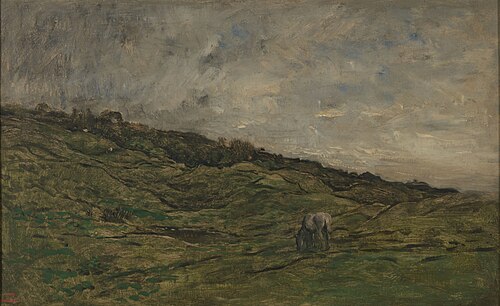 Prés à Graves, Villerville (Normandie), 1875, Charles-François Daubigny