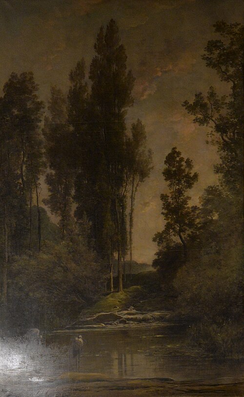 Les Hérons, 1860, Charles-François Daubigny