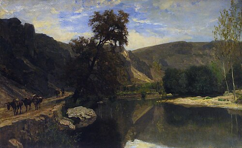 Les Bords du Cousin, près d'Avallon, 1848, Charles-François Daubigny
