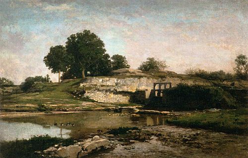 La Vanne d'Optevoz, 1859, Charles-François Daubigny