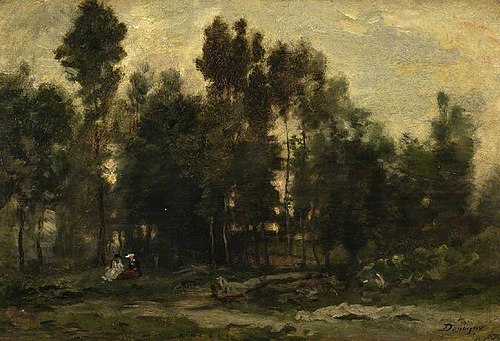 The wood, , Charles-François Daubigny