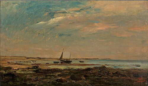 Coastal View, 1874, Charles-François Daubigny