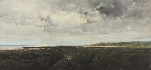 Villerville vu de Le Ratier, 1855, Charles-François Daubigny