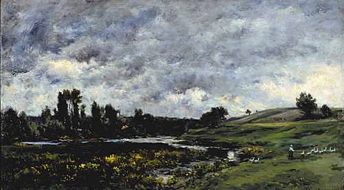 Paysage, 1871, Charles-François Daubigny