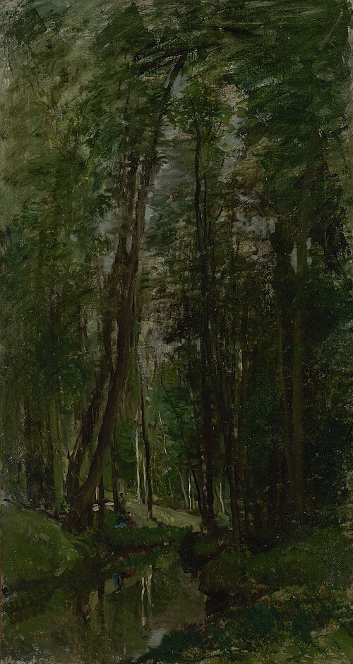 The Ru de Valmondois, 1875, Charles-François Daubigny