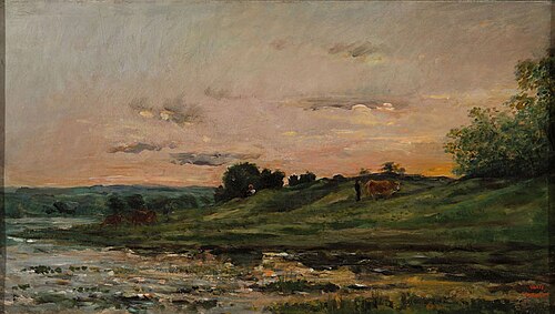 On the Oise, , Charles-François Daubigny