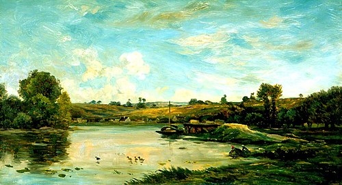 On the Loire, , Charles-François Daubigny