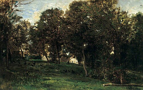 The Sheltered Farm, , Charles-François Daubigny