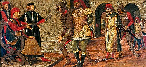 Captive Kings before a Judge, , Francesco Bonsignori
