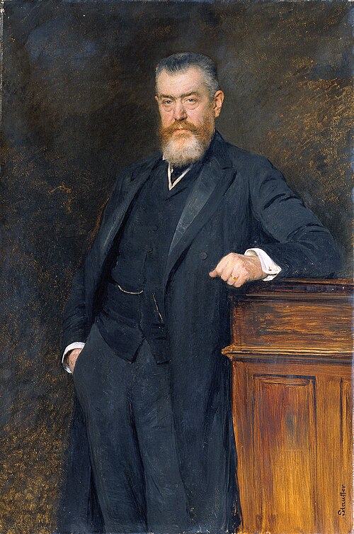 Unterrichtsminister Dr. Gustav Marchet, 1911, Viktor Stauffer